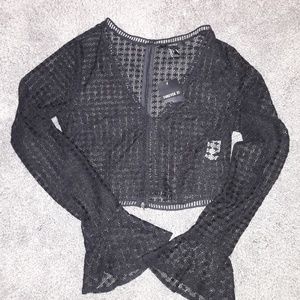 Forever 21 see through crop top